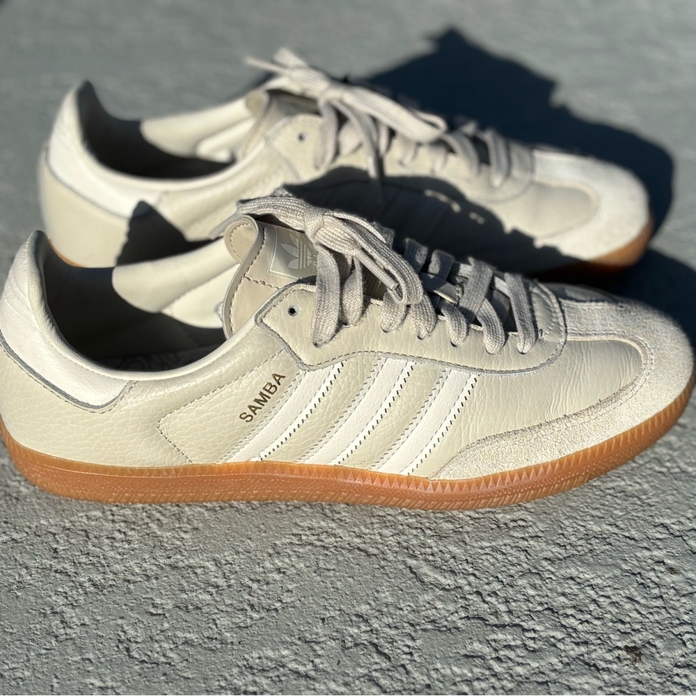 Adidas Samba OG, W7.5/M6.5 - Aluminium Gum